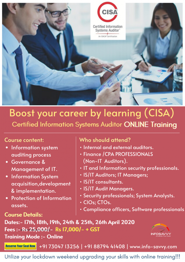Certified Information Systems Auditor | CISA