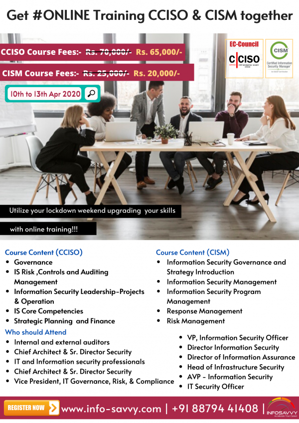 EC-Council Certified Chief Information Security Officer | CCISO
