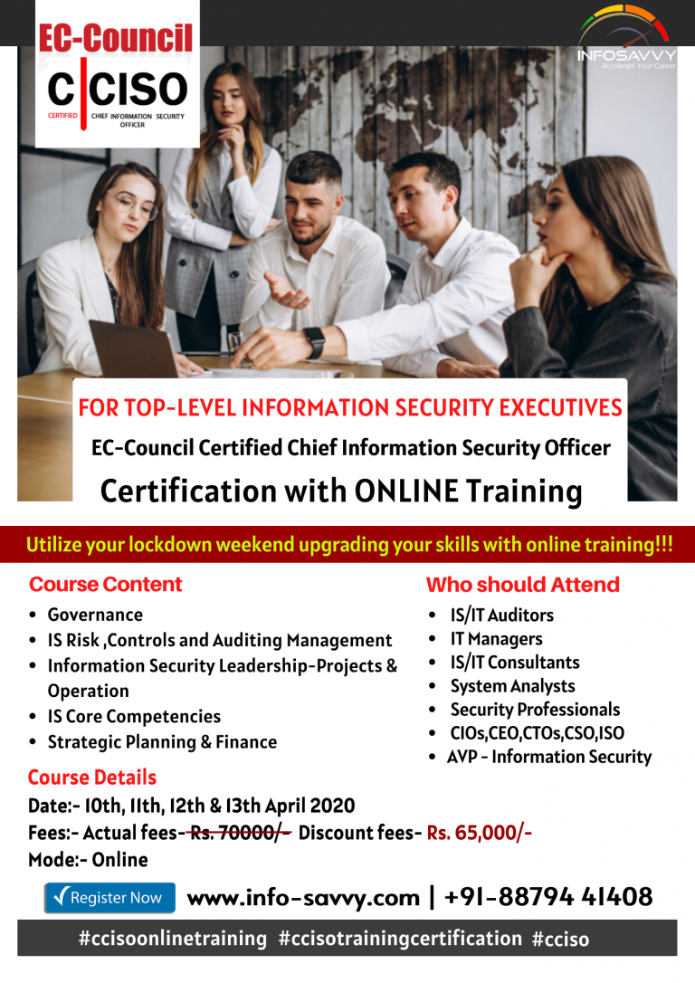 EC-Council Certified Chief Information Security Officer | CCISO ...