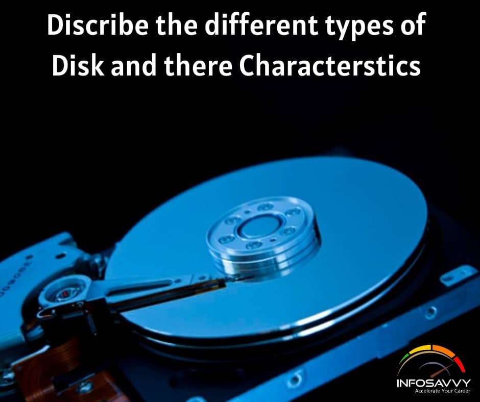 Discribe-the-different-types-of-Disk-and-there-characterstics